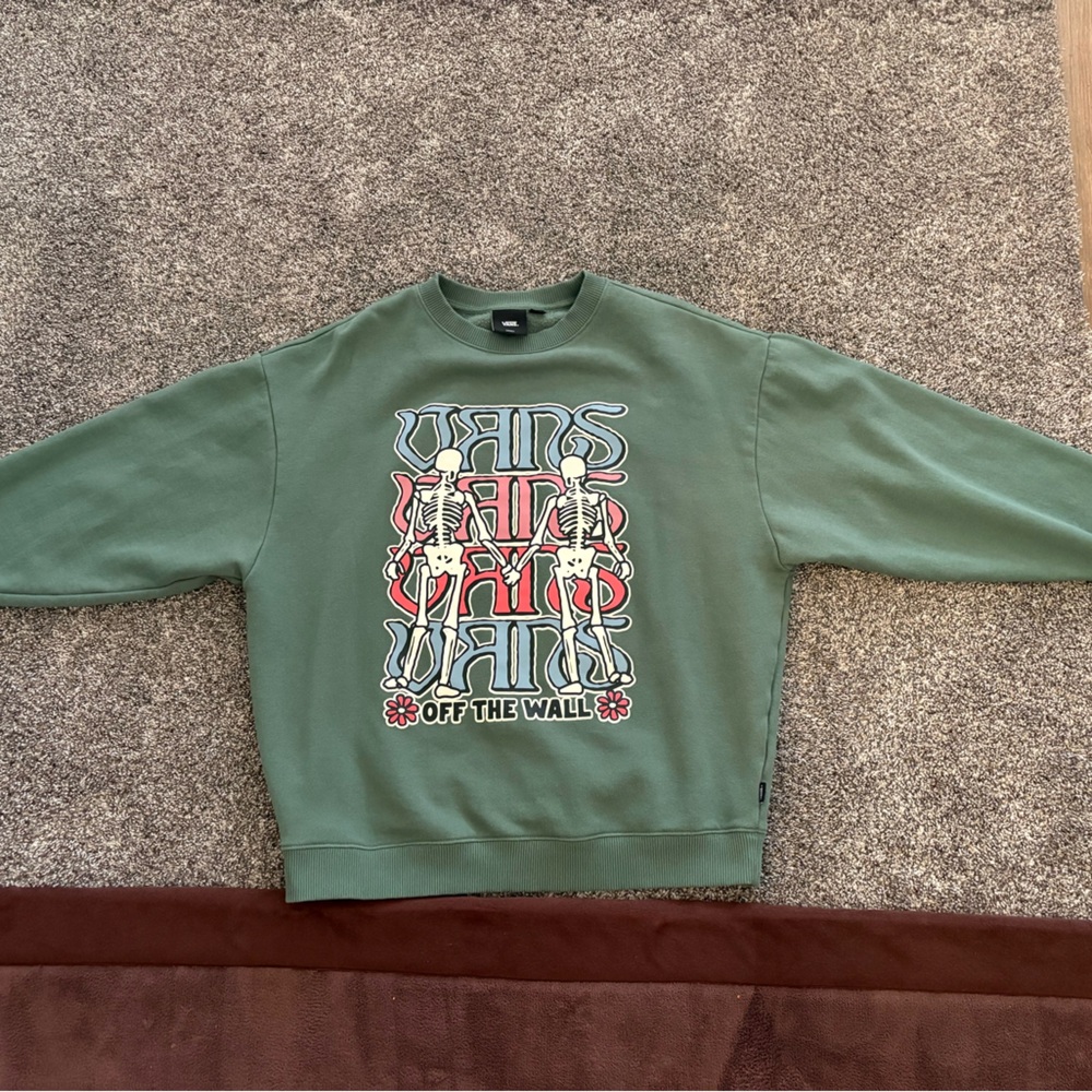 Vans Green Graphic Women’s Sweater